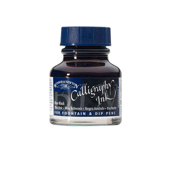 Winsor & Newton Calligraphy Ink, Blue-Black 1 Winsor & Newton Calligraphy Ink, Blue-Black